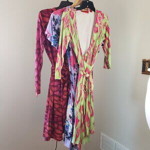 Bundle of 3 X-Small Wrap Dresses